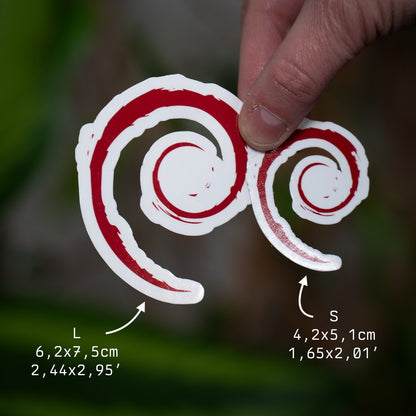 Debian Linux Sticker
