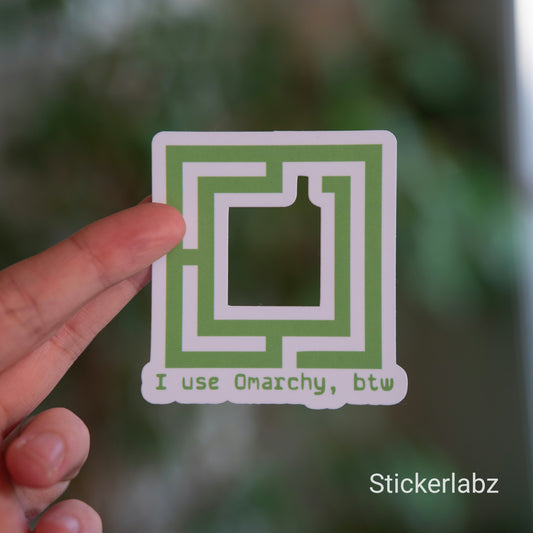 Omarchy Logo Linux Sticker