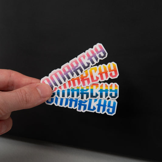 Omarchy Pixel Stickers – Retro Style Logo Decals