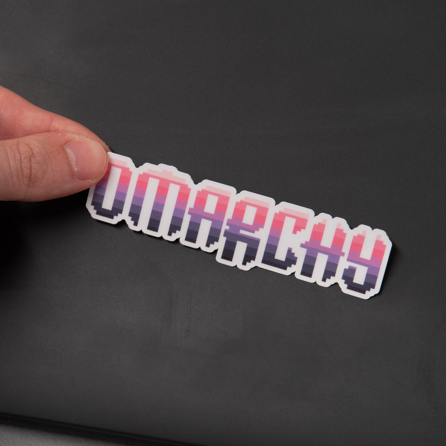 Omarchy Pixel Stickers – Retro Style Logo Decals