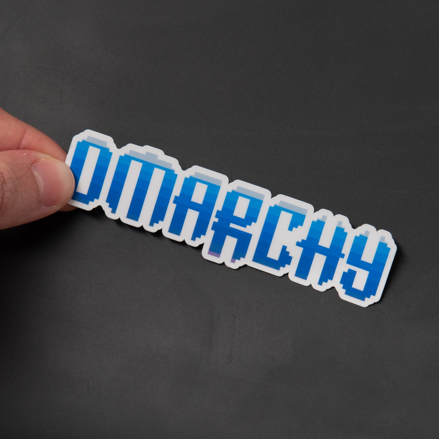 Omarchy Pixel Stickers – Retro Style Logo Decals