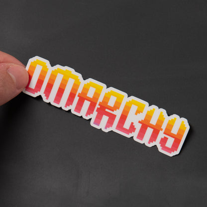 Omarchy Pixel Stickers – Retro Style Logo Decals