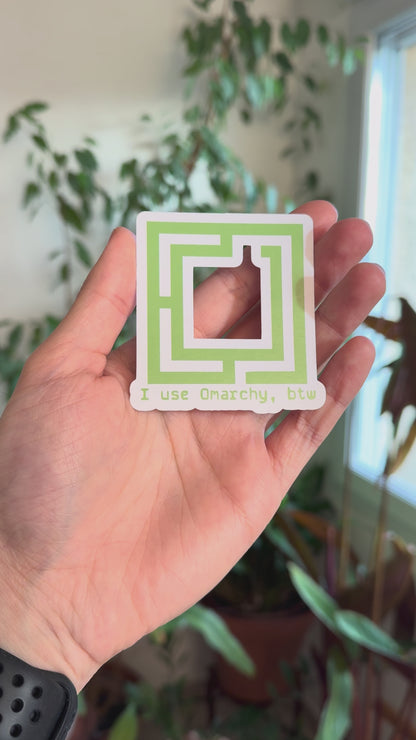 Omarchy Logo Linux Sticker